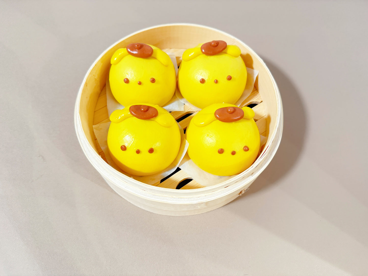 Yellow Dog Custard Buns/4pcs