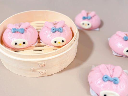 Little Pink Rabbit Beef Buns/4pcs